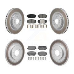 Transit Auto KGT-103307 Disc Brake Kit for 2021-2025 Kia K5, Hyundai Sonata - Front and Rear