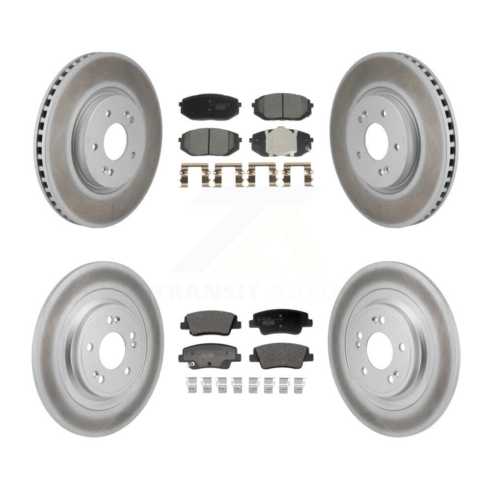 Transit Auto KGT-103308 Disc Brake Kit for 2022-2023 Hyundai Ioniq 6, Kia EV6, Hyundai Ioniq 5 - Front and Rear
