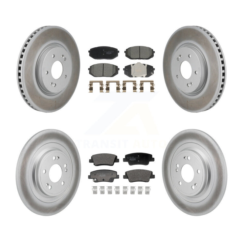 Transit Auto KGT-103308 Disc Brake Kit for 2022-2023 Hyundai Ioniq 6, Kia EV6, Hyundai Ioniq 5 - Front and Rear