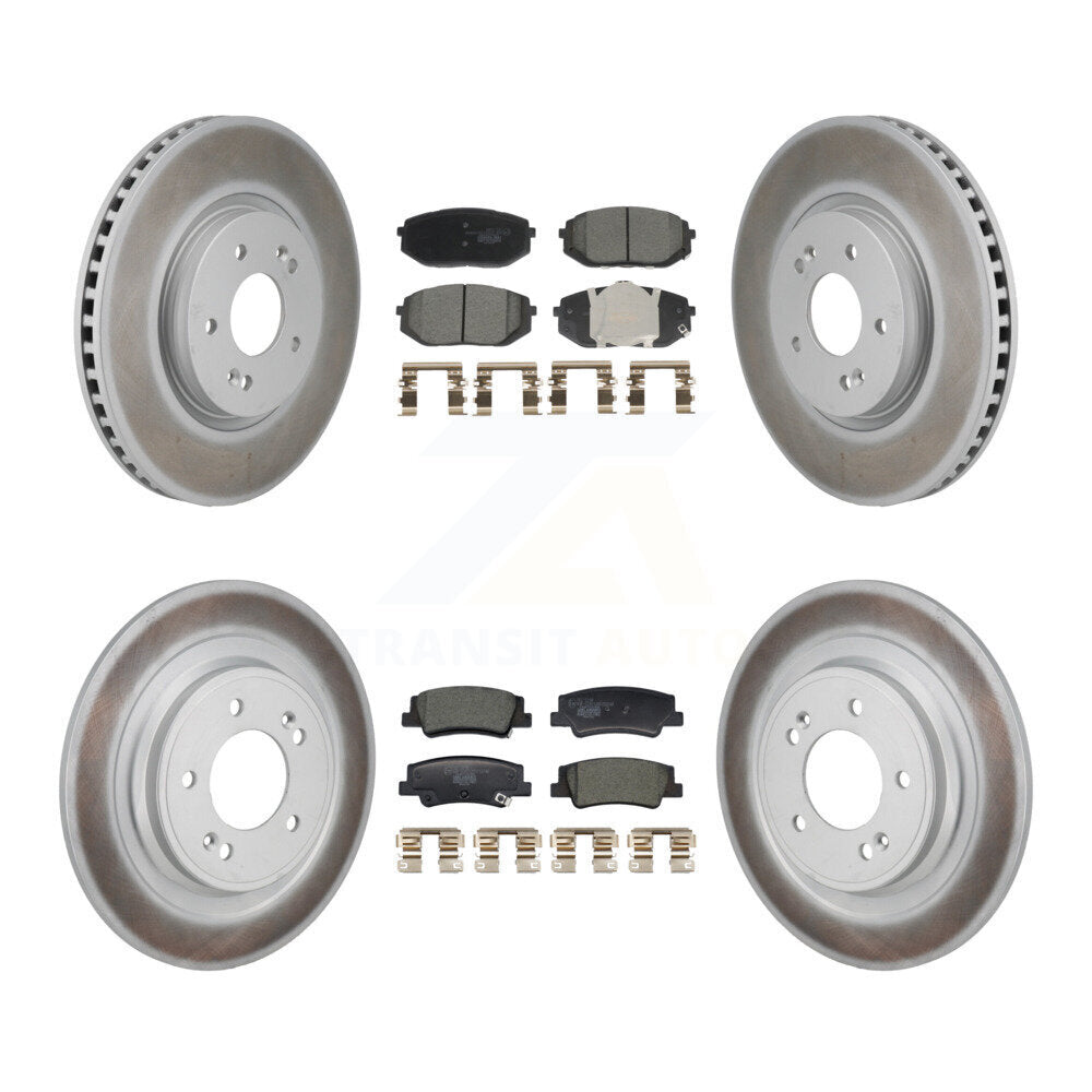 Transit Auto KGT-103309 Disc Brake Kit for 2022-2024 Kia Sportage, Hyundai Tucson - Front and Rear