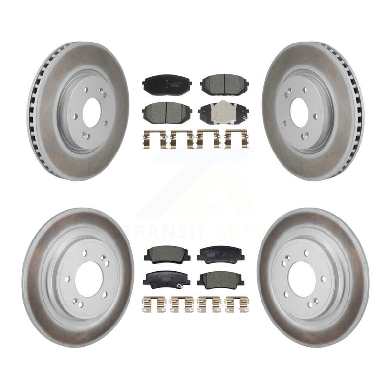 Transit Auto KGT-103309 Disc Brake Kit for 2022-2024 Kia Sportage, Hyundai Tucson - Front and Rear