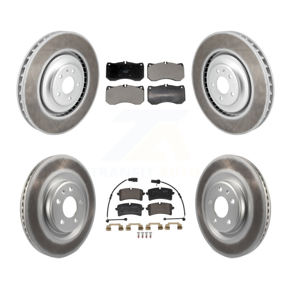 Transit Auto KGT-103310 Disc Brake Kit for 2016-2017 Audi A7 Quattro - Front and Rear