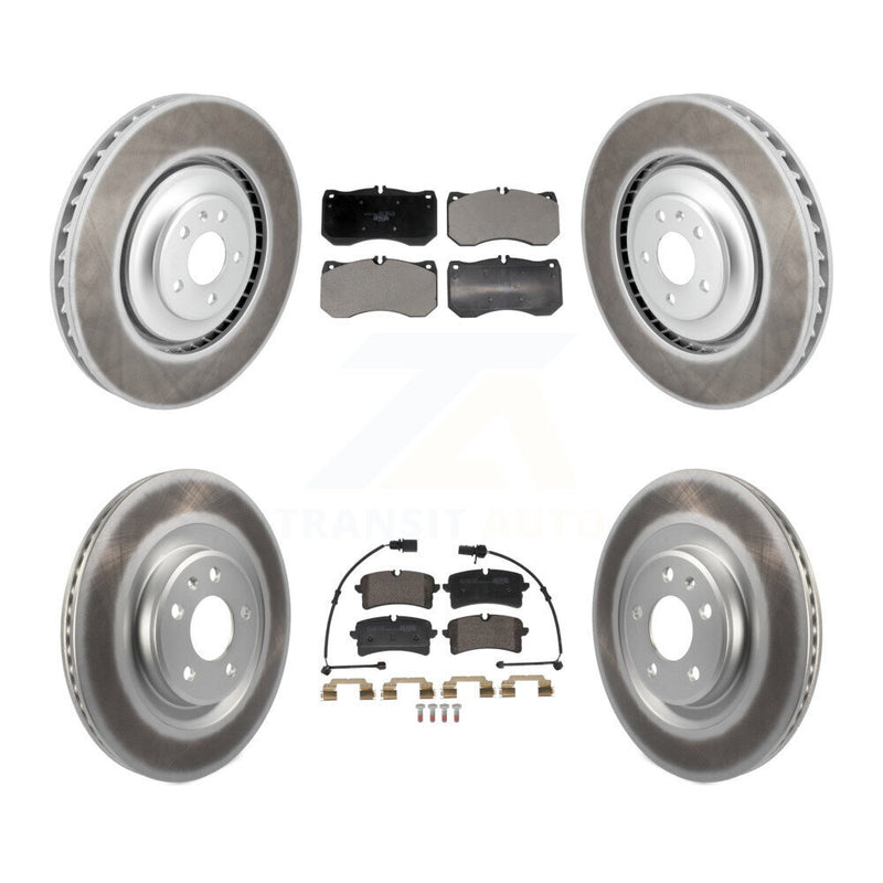 Transit Auto KGT-103310 Disc Brake Kit for 2016-2017 Audi A7 Quattro - Front and Rear