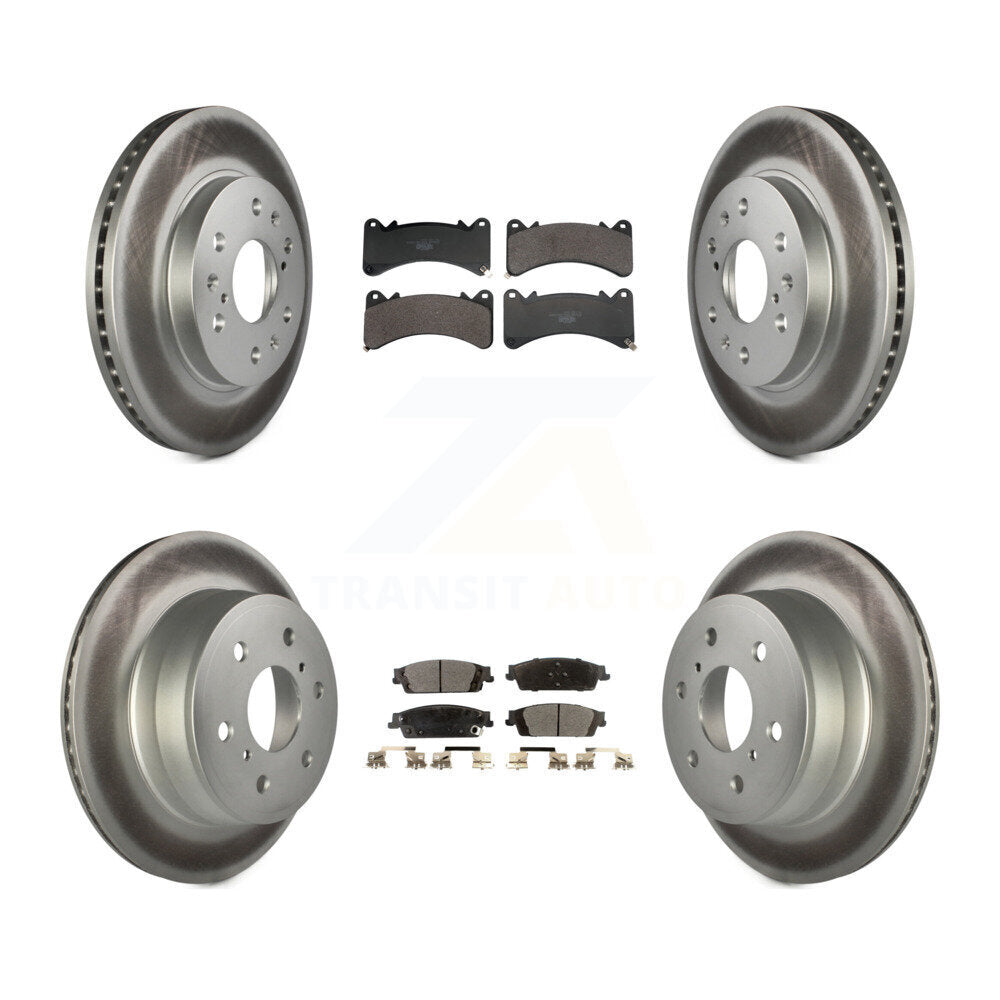 Transit Auto KGT-103311 Disc Brake Kit for 2014-2020 Chevrolet Suburban, Cadillac Escalade and More - Front and Rear