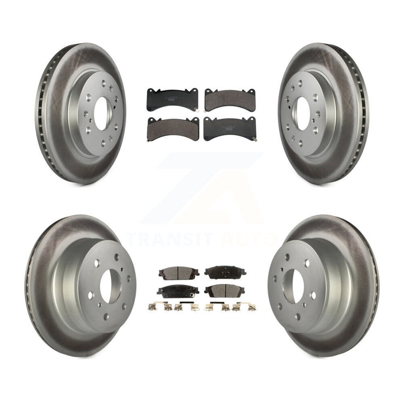 Transit Auto KGT-103311 Disc Brake Kit for 2014-2020 Chevrolet Suburban, Cadillac Escalade and More - Front and Rear