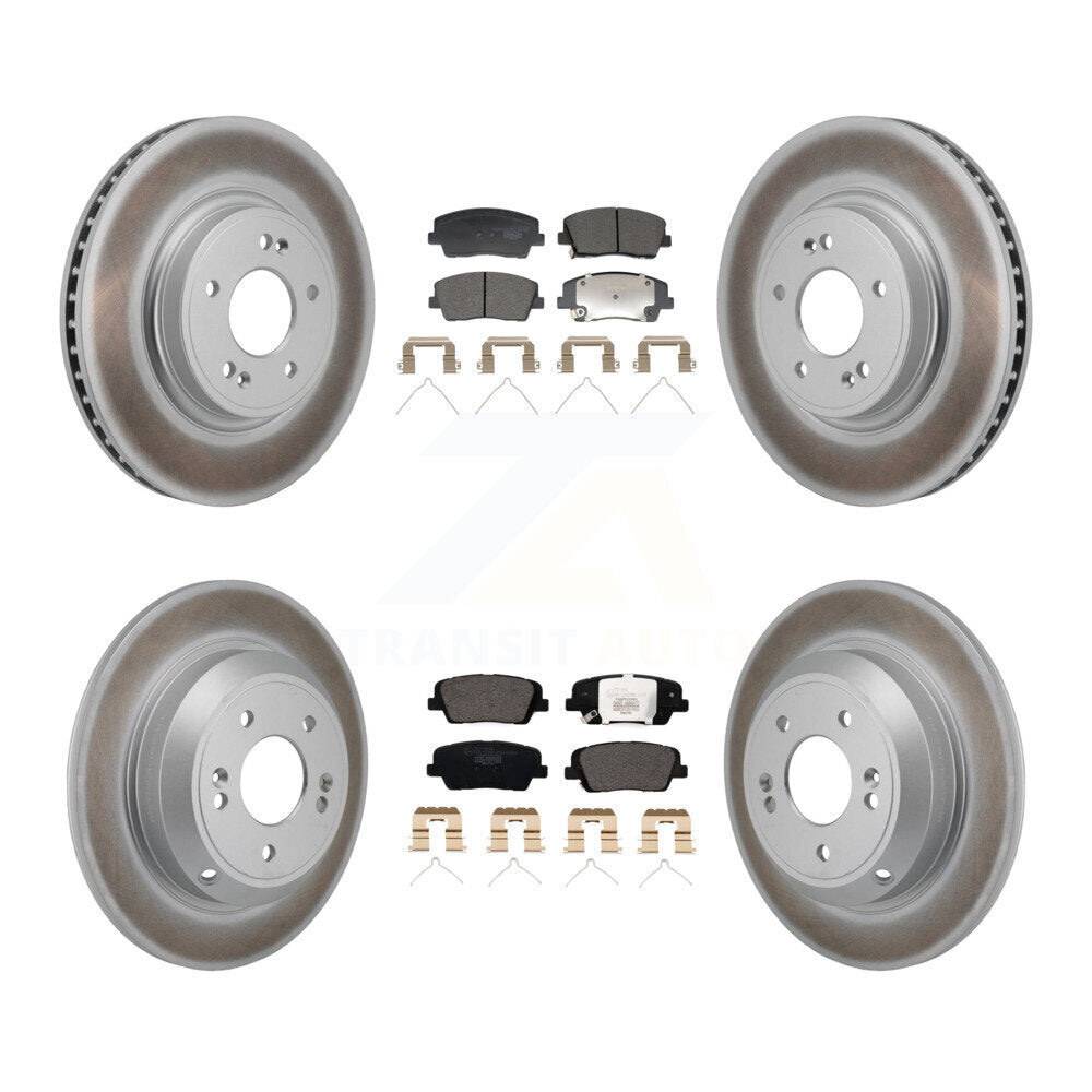 Transit Auto KGT-103314 Disc Brake Kit for 2018-2023 Genesis G70, Kia Stinger - Front and Rear