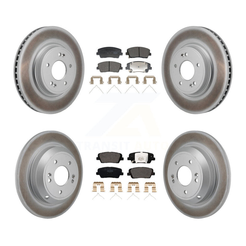 Transit Auto KGT-103314 Disc Brake Kit for 2018-2023 Genesis G70, Kia Stinger - Front and Rear