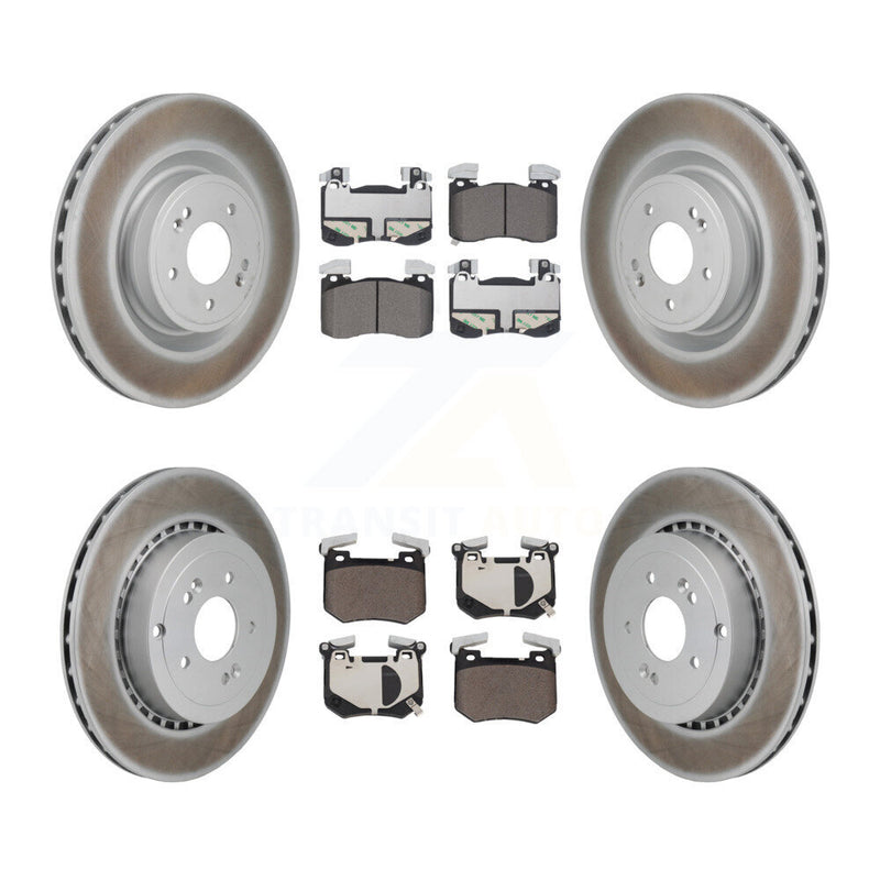 Transit Auto KGT-103315 Disc Brake Kit for 2018-2022 Genesis G70, Kia Stinger - Front and Rear