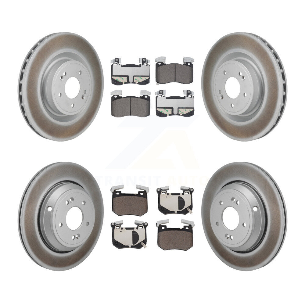 Transit Auto KGT-103316 Disc Brake Kit for 2022 Genesis G70 - Front and Rear
