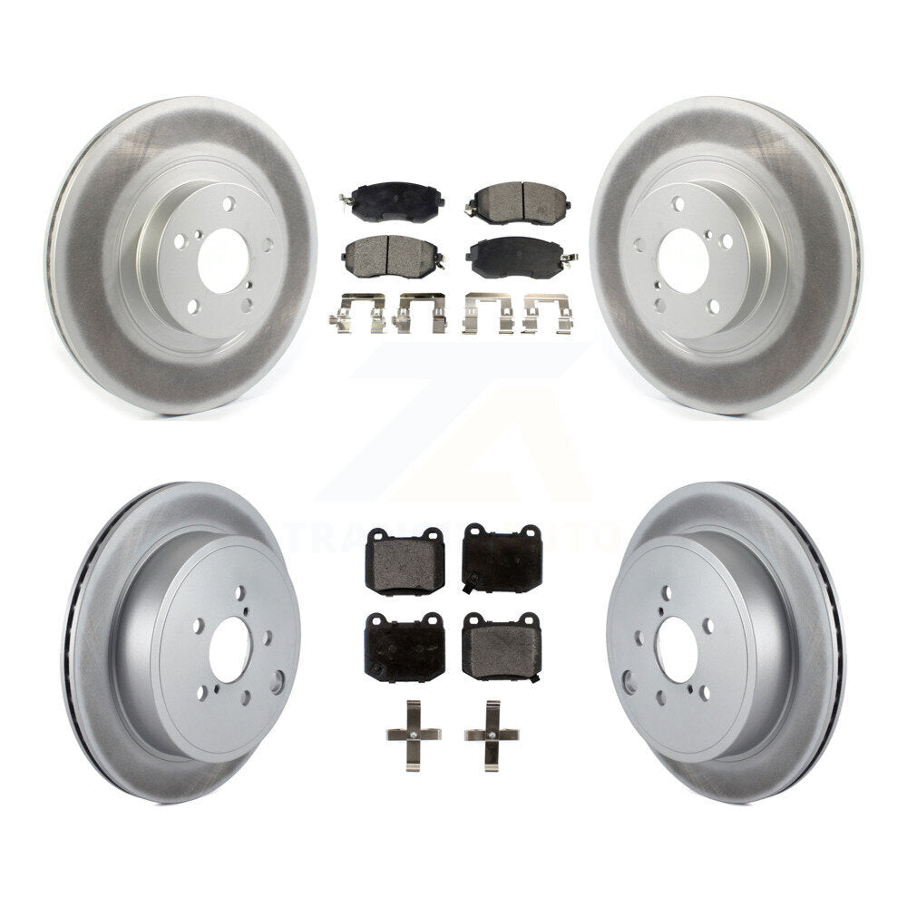Transit Auto KGT-103317 Disc Brake Kit for 2017 Subaru BRZ - Front and Rear