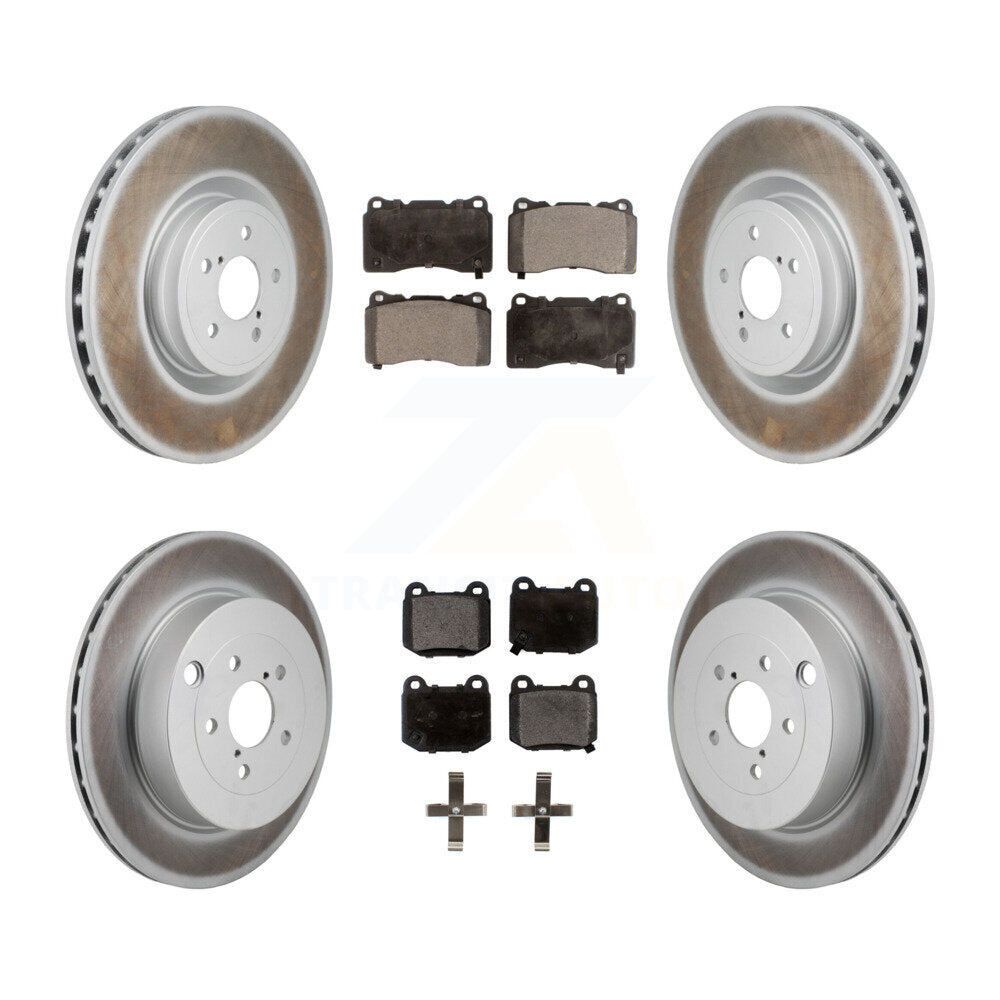 Transit Auto KGT-103318 Disc Brake Kit for 2017-2020 Toyota 86, Subaru BRZ - Front and Rear