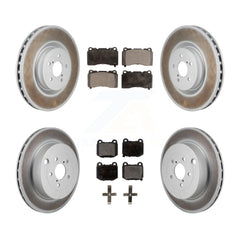 Transit Auto KGT-103318 Disc Brake Kit for 2017-2020 Toyota 86, Subaru BRZ - Front and Rear