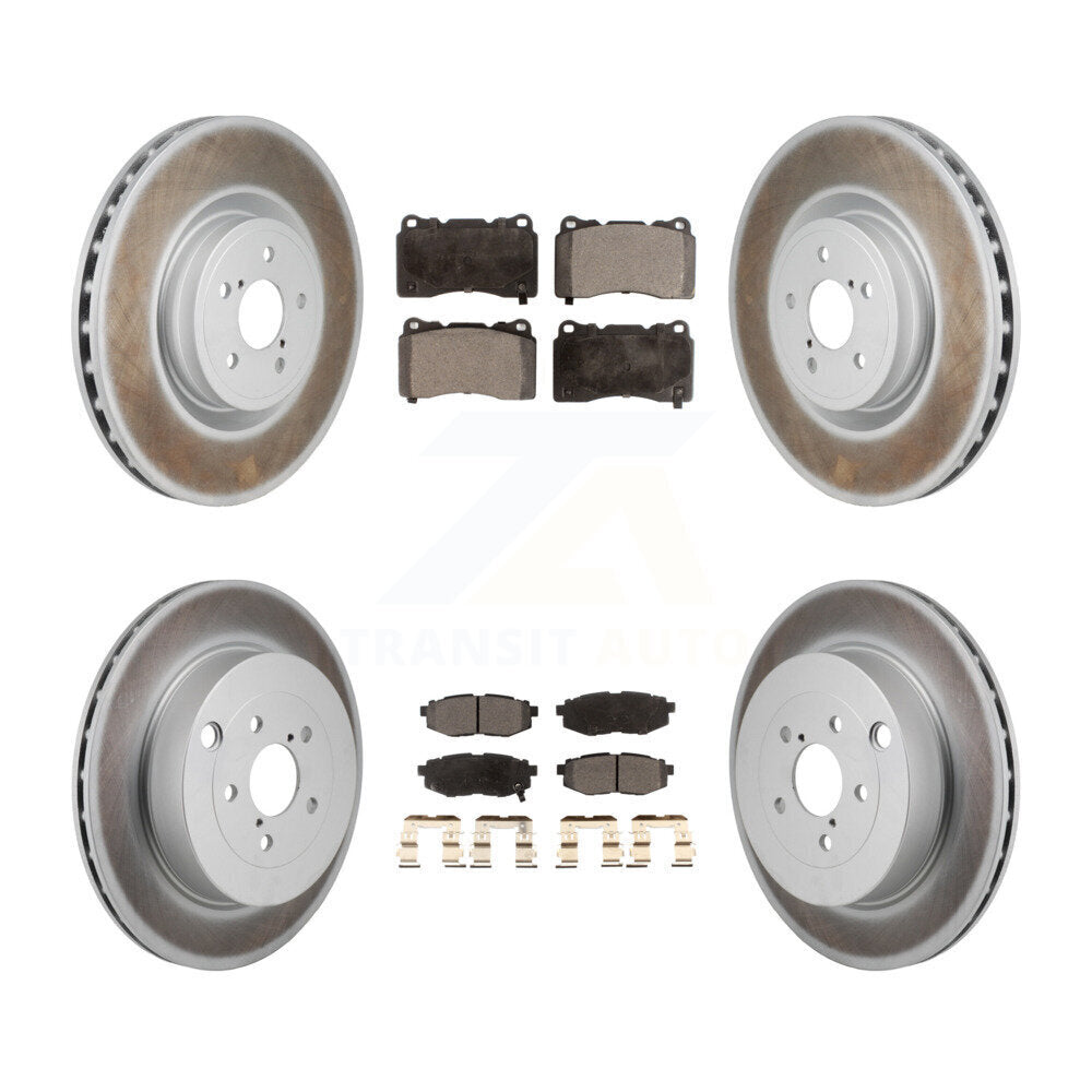 Transit Auto KGT-103319 Disc Brake Kit for 2017 Subaru BRZ - Front and Rear