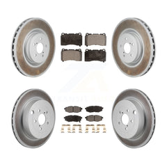 Transit Auto KGT-103319 Disc Brake Kit for 2017 Subaru BRZ - Front and Rear