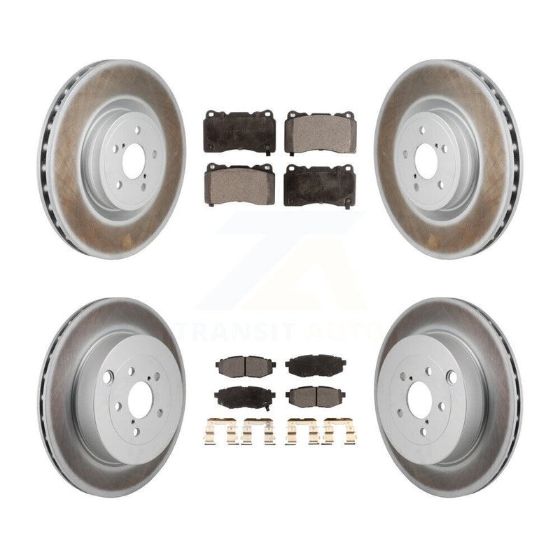 Transit Auto KGT-103319 Disc Brake Kit for 2017 Subaru BRZ - Front and Rear