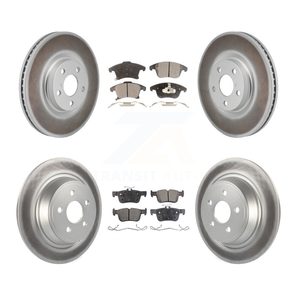 Transit Auto KGT-103322 Disc Brake Kit for 2017-2020 Lincoln MKZ - Front and Rear