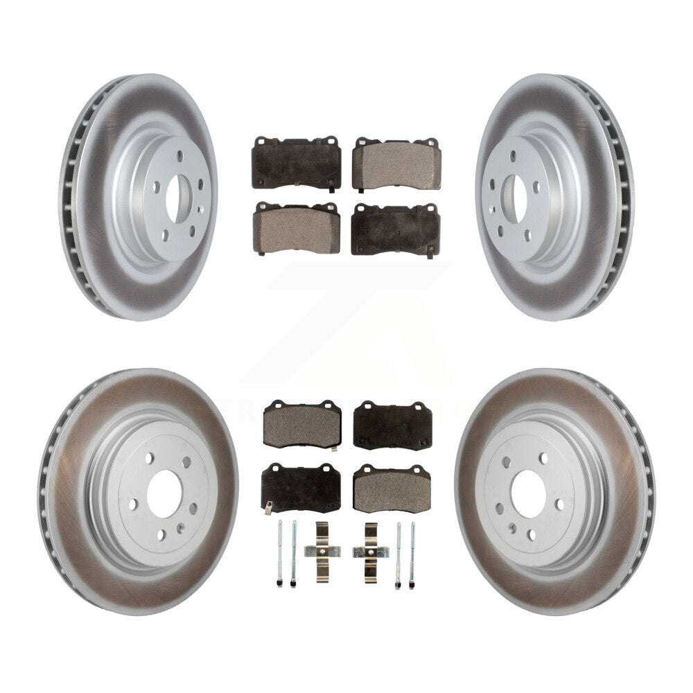Transit Auto KGT-103325 Disc Brake Kit for 2012-2016 Tesla S - Front and Rear
