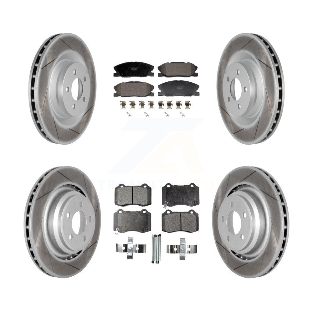 Transit Auto KGT-103326 Disc Brake Kit for 2014-2021 Dodge Charger - Front and Rear