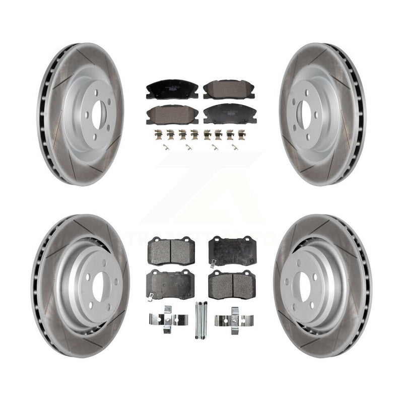 Transit Auto KGT-103326 Disc Brake Kit for 2014-2021 Dodge Charger - Front and Rear