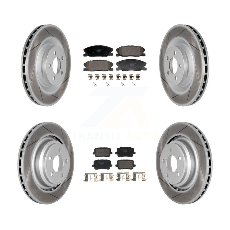 Transit Auto KGT-103327 Disc Brake Kit for 2014-2021 Dodge Charger - Front and Rear
