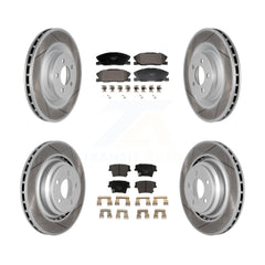 Transit Auto KGT-103328 Disc Brake Kit for 2015 Dodge Charger - Front and Rear