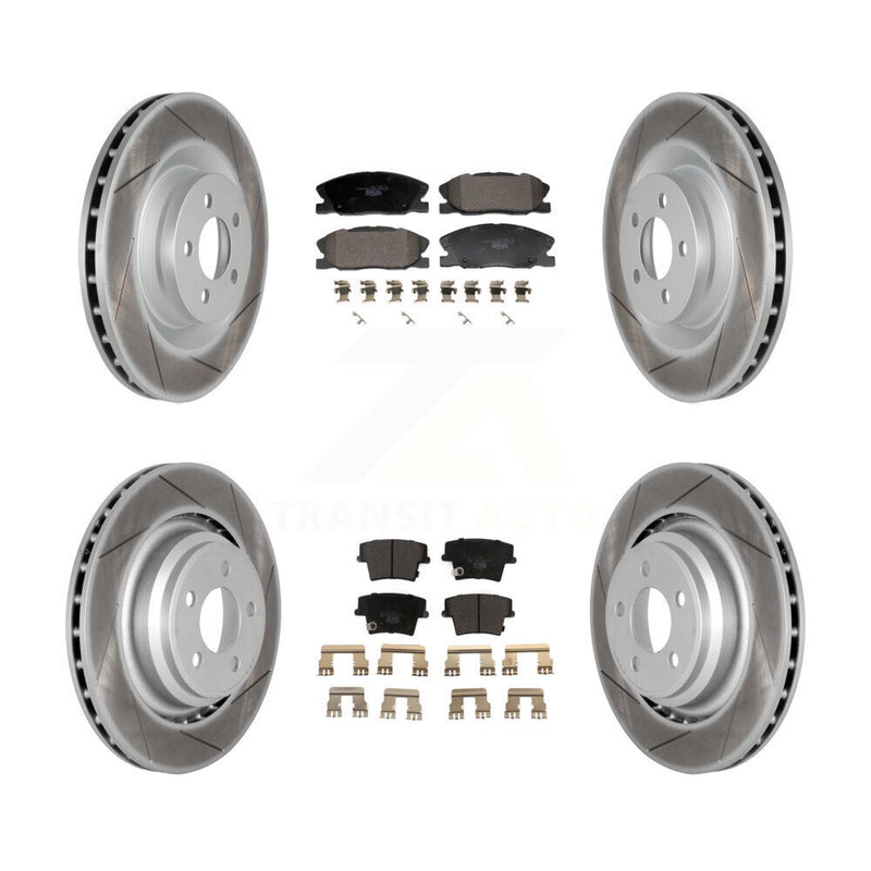Transit Auto KGT-103328 Disc Brake Kit for 2015 Dodge Charger - Front and Rear