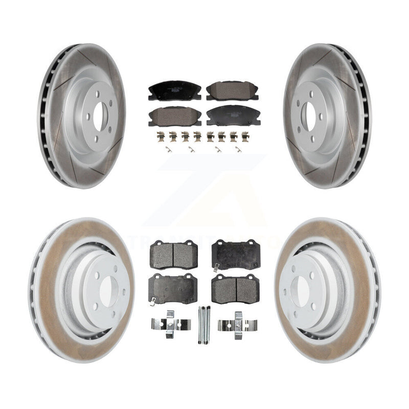 Transit Auto KGT-103329 Disc Brake Kit for 2014-2021 Dodge Charger - Front and Rear