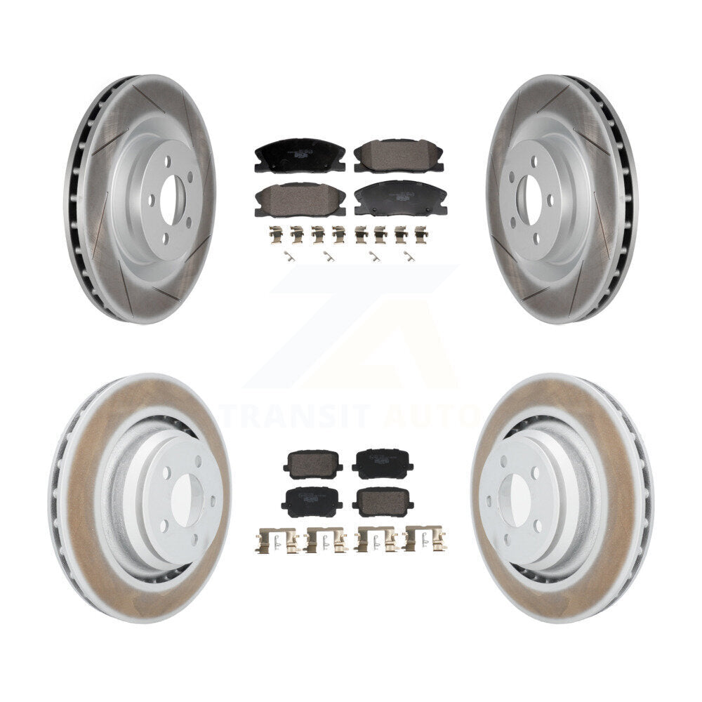 Transit Auto KGT-103330 Disc Brake Kit for 2014-2021 Dodge Charger - Front and Rear