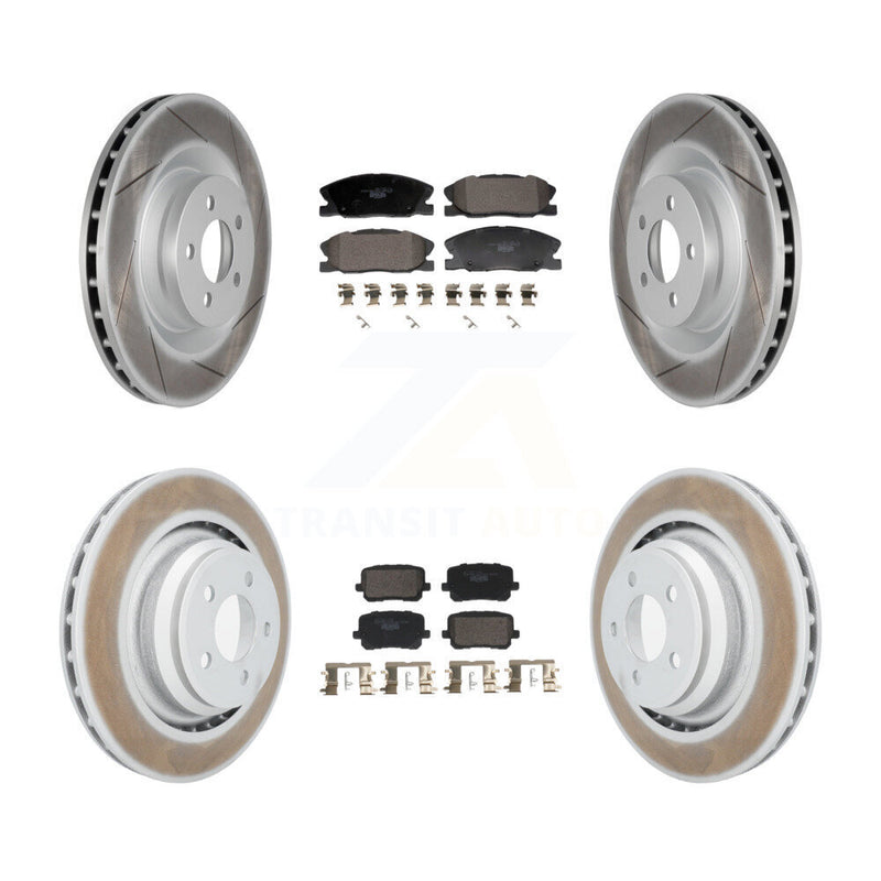 Transit Auto KGT-103330 Disc Brake Kit for 2014-2021 Dodge Charger - Front and Rear