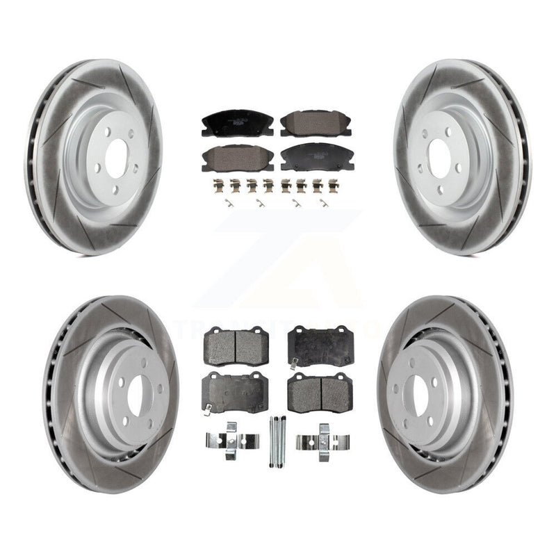 Transit Auto KGT-103332 Disc Brake Kit for 2014-2021 Dodge Charger - Front and Rear