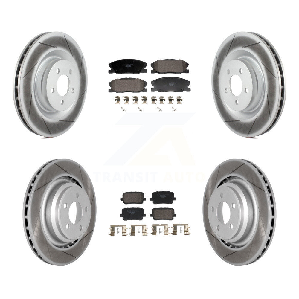 Transit Auto KGT-103333 Disc Brake Kit for 2014-2021 Dodge Charger - Front and Rear