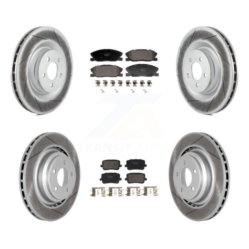 Transit Auto KGT-103333 Disc Brake Kit for 2014-2021 Dodge Charger - Front and Rear