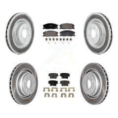Transit Auto KGT-103334 Disc Brake Kit for 2015 Dodge Charger - Front and Rear