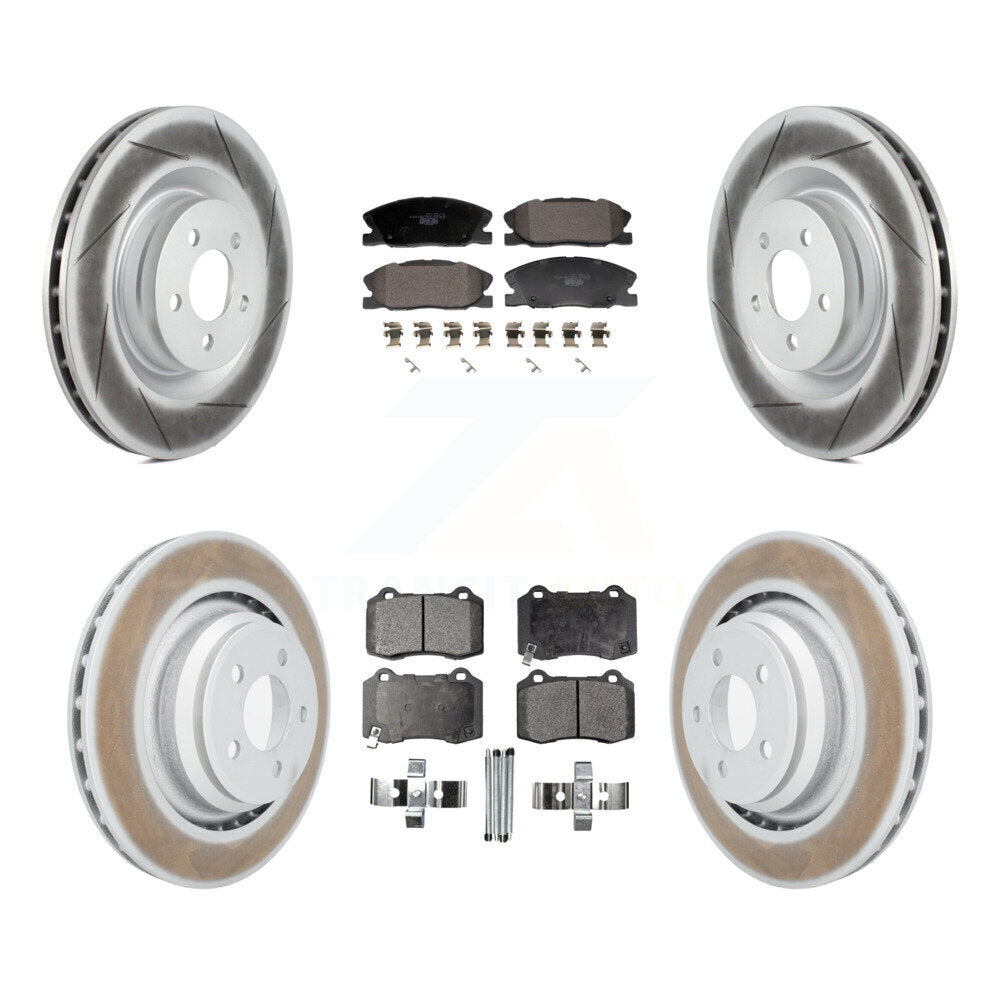 Transit Auto KGT-103335 Disc Brake Kit for 2014-2021 Dodge Charger - Front and Rear