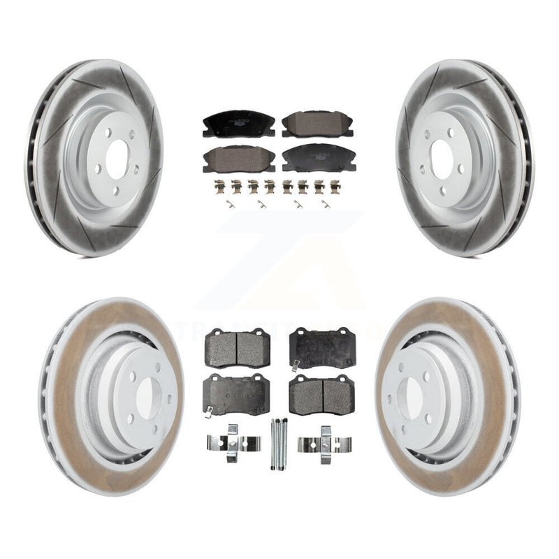 Transit Auto KGT-103335 Disc Brake Kit for 2014-2021 Dodge Charger - Front and Rear