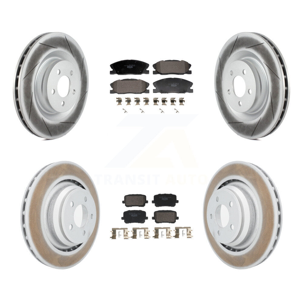 Transit Auto KGT-103336 Disc Brake Kit for 2014-2021 Dodge Charger - Front and Rear