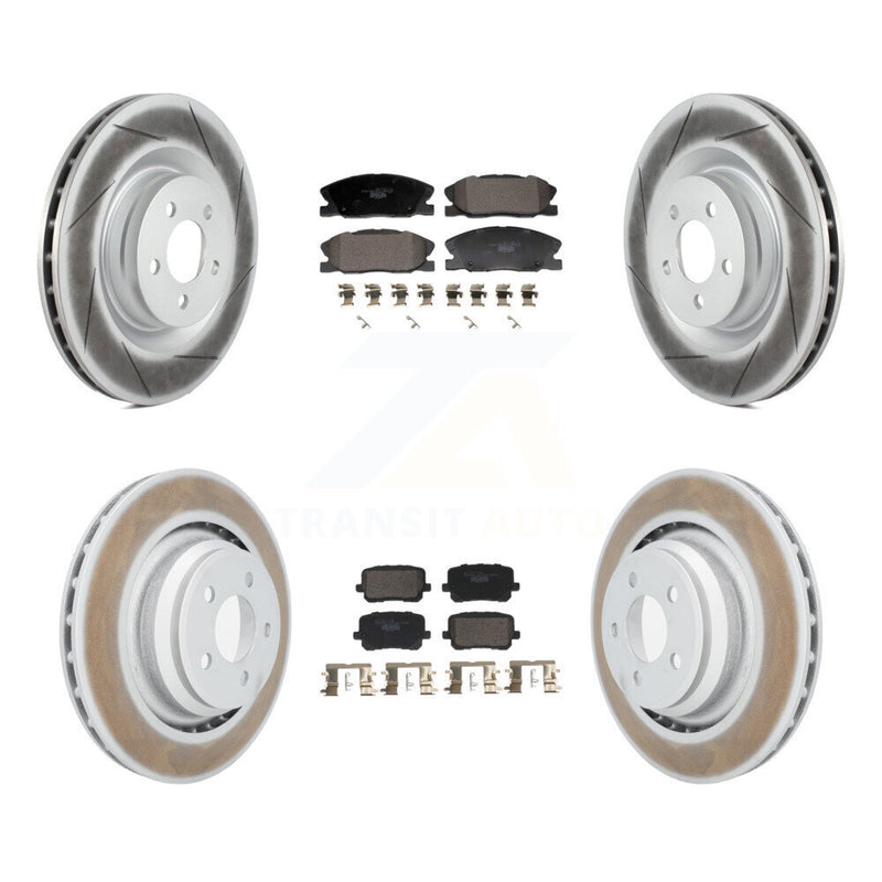 Transit Auto KGT-103336 Disc Brake Kit for 2014-2021 Dodge Charger - Front and Rear