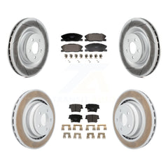 Transit Auto KGT-103337 Disc Brake Kit for 2015 Dodge Charger - Front and Rear