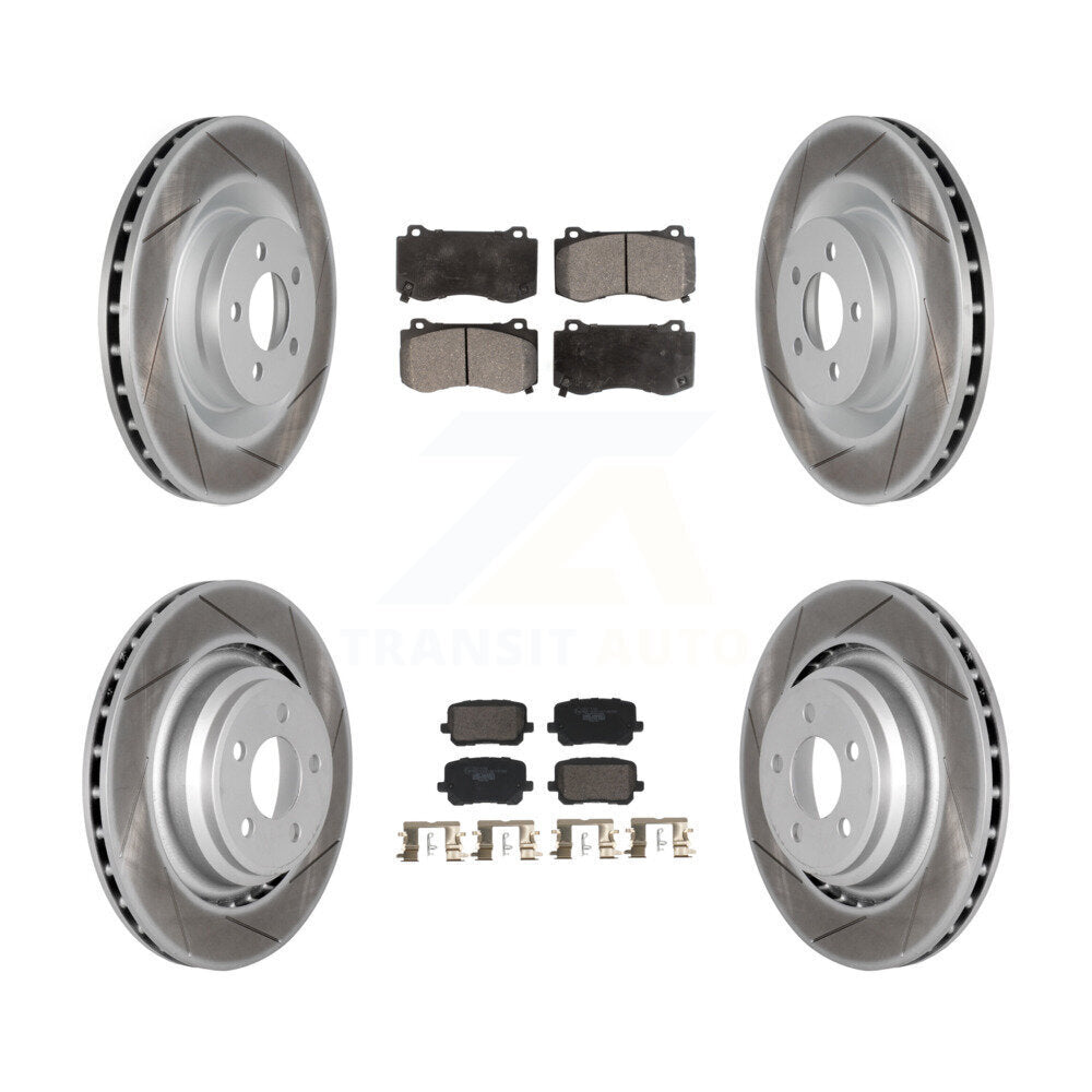 Transit Auto KGT-103338 Disc Brake Kit for 2014-2016 Dodge Charger - Front and Rear