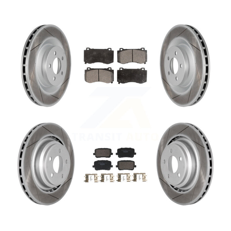 Transit Auto KGT-103338 Disc Brake Kit for 2014-2016 Dodge Charger - Front and Rear