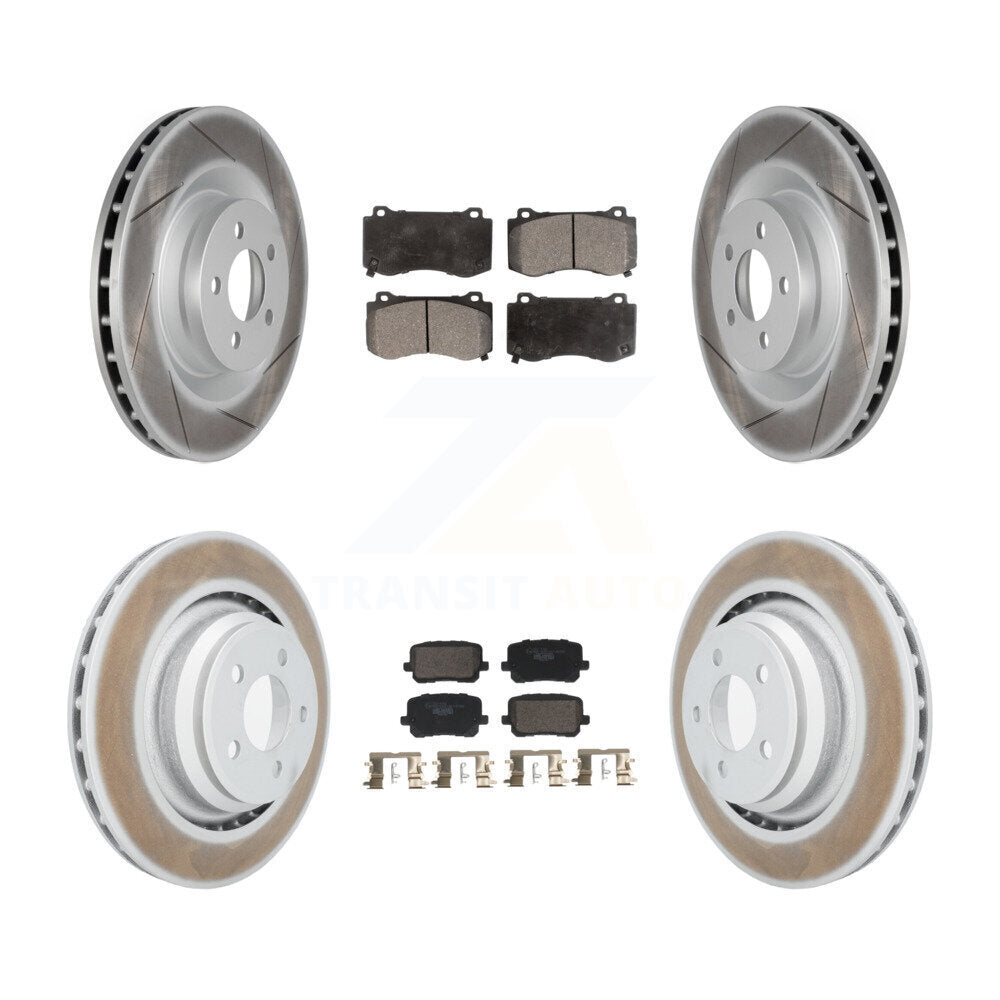 Transit Auto KGT-103339 Disc Brake Kit for 2014-2016 Dodge Charger - Front and Rear