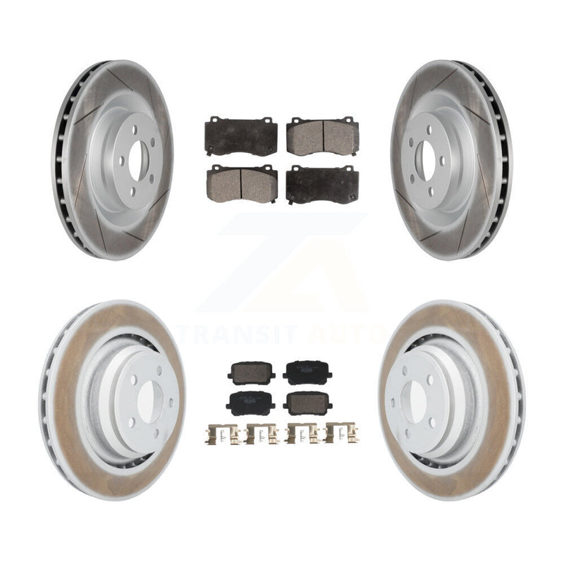 Transit Auto KGT-103339 Disc Brake Kit for 2014-2016 Dodge Charger - Front and Rear