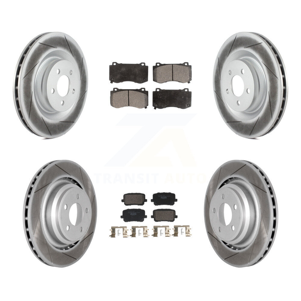 Transit Auto KGT-103340 Disc Brake Kit for 2014-2016 Dodge Charger - Front and Rear