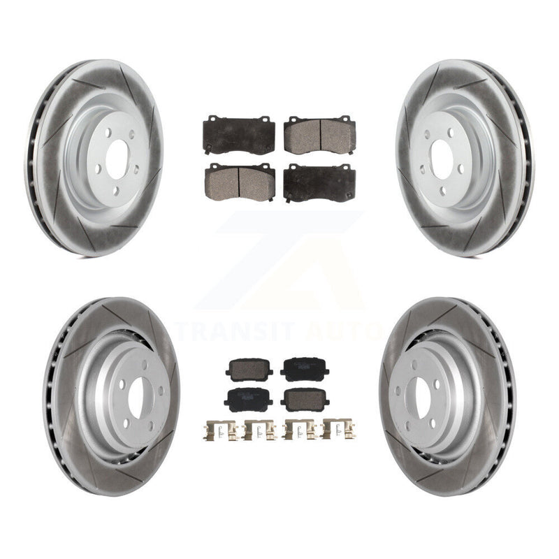 Transit Auto KGT-103340 Disc Brake Kit for 2014-2016 Dodge Charger - Front and Rear