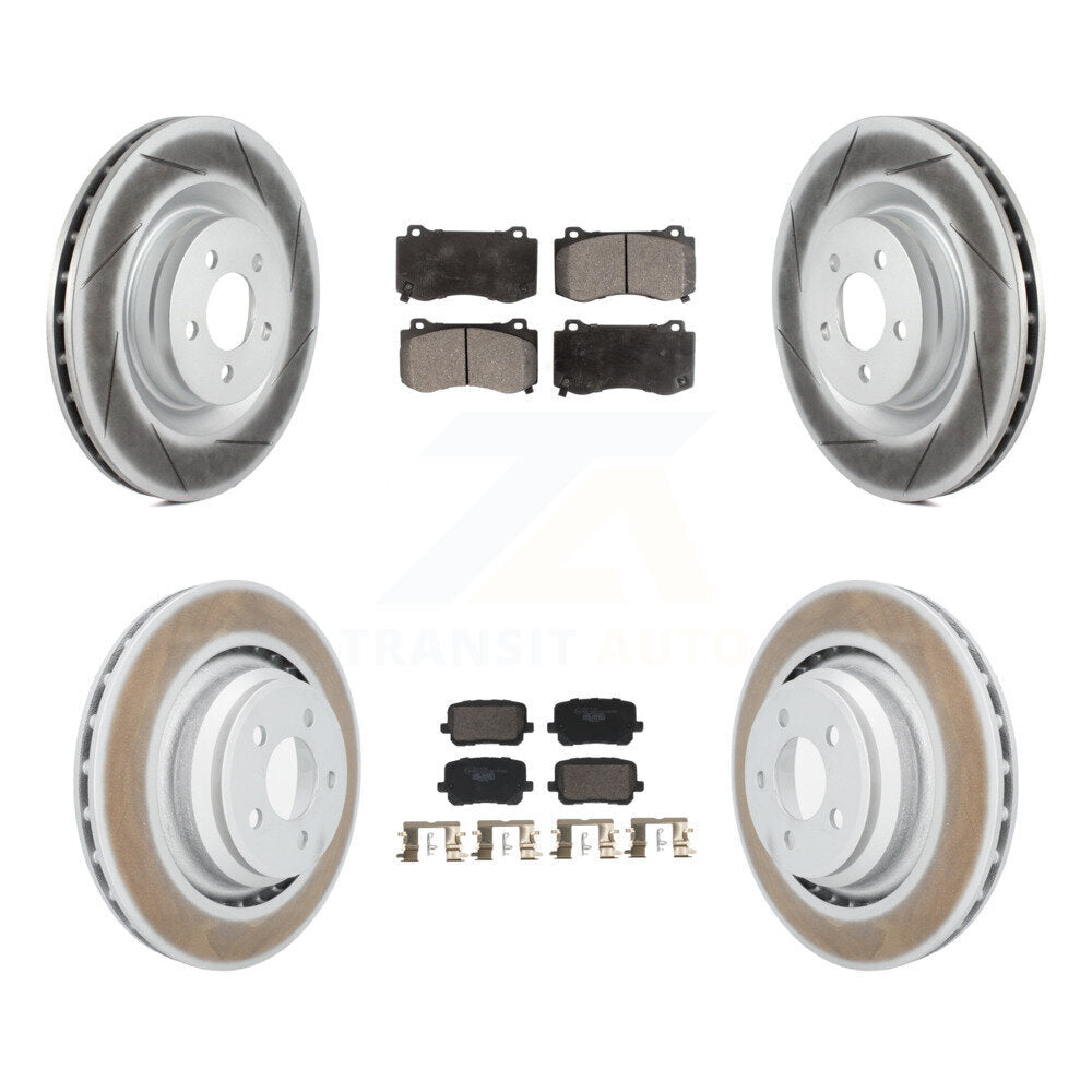 Transit Auto KGT-103341 Disc Brake Kit for 2014-2016 Dodge Charger - Front and Rear