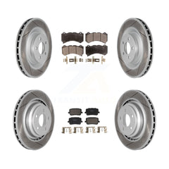 Transit Auto KGT-103342 Disc Brake Kit for 2016 Dodge Charger - Front and Rear