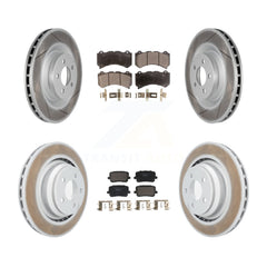 Transit Auto KGT-103343 Disc Brake Kit for 2016 Dodge Charger - Front and Rear
