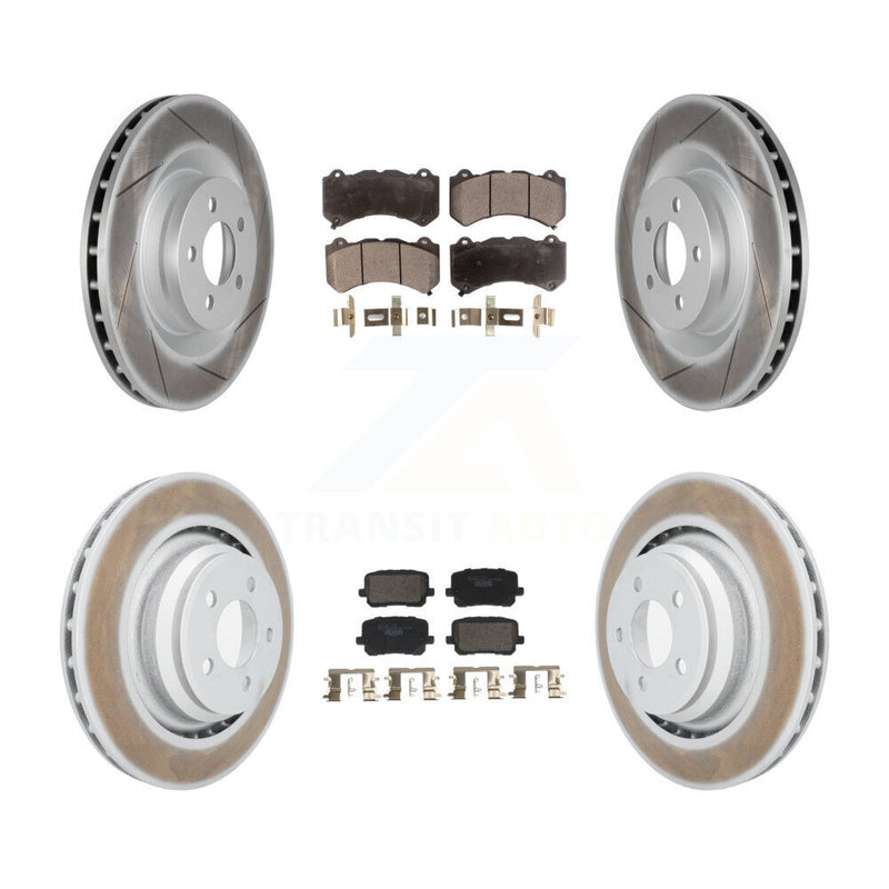 Transit Auto KGT-103343 Disc Brake Kit for 2016 Dodge Charger - Front and Rear