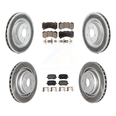 Transit Auto KGT-103344 Disc Brake Kit for 2016 Dodge Charger - Front and Rear