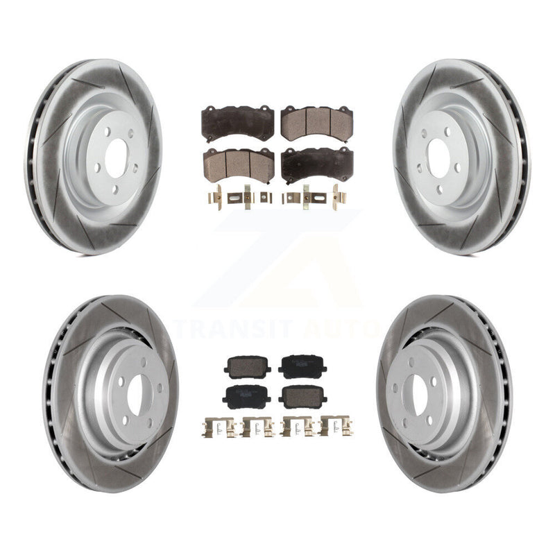 Transit Auto KGT-103344 Disc Brake Kit for 2016 Dodge Charger - Front and Rear